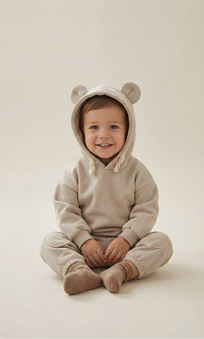 Dres Dziecięcy LittleBear z Uszami | OSTATNIE SZTUKI -50%