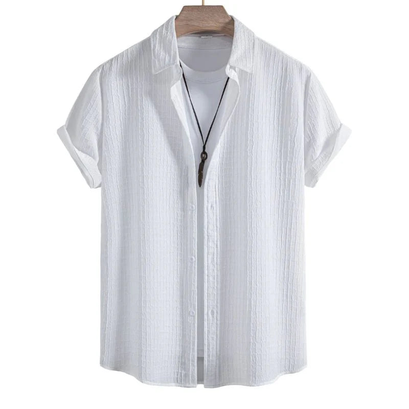 BreezeSet – letni komplet męski z koszulką polo i szortami