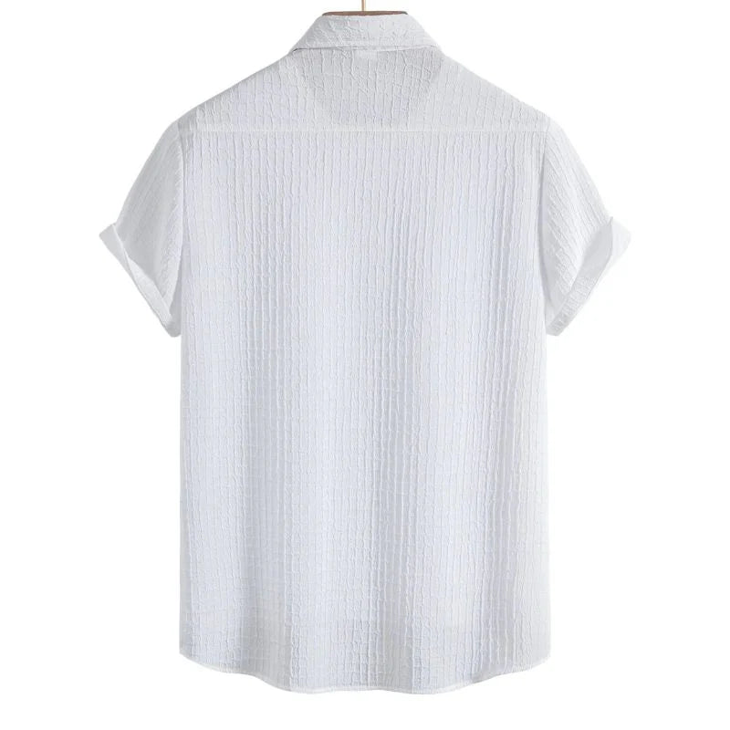 BreezeSet – letni komplet męski z koszulką polo i szortami