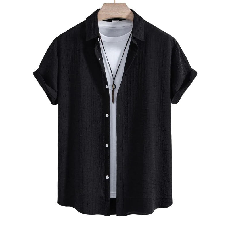 BreezeSet – letni komplet męski z koszulką polo i szortami