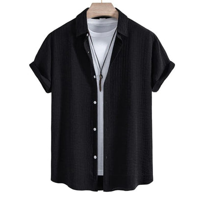 BreezeSet – letni komplet męski z koszulką polo i szortami